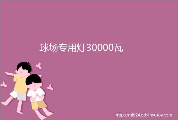 球场专用灯30000瓦